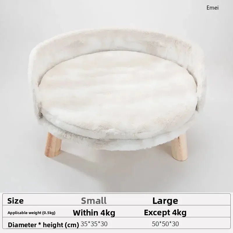 Cama Elevada de Diseño Minimal – Confort Moderno para tu Mascota