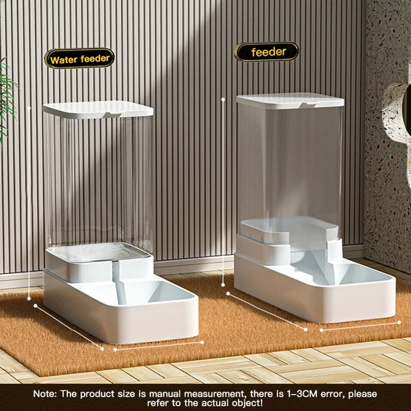 Sistema automático de comida y agua para mascotas