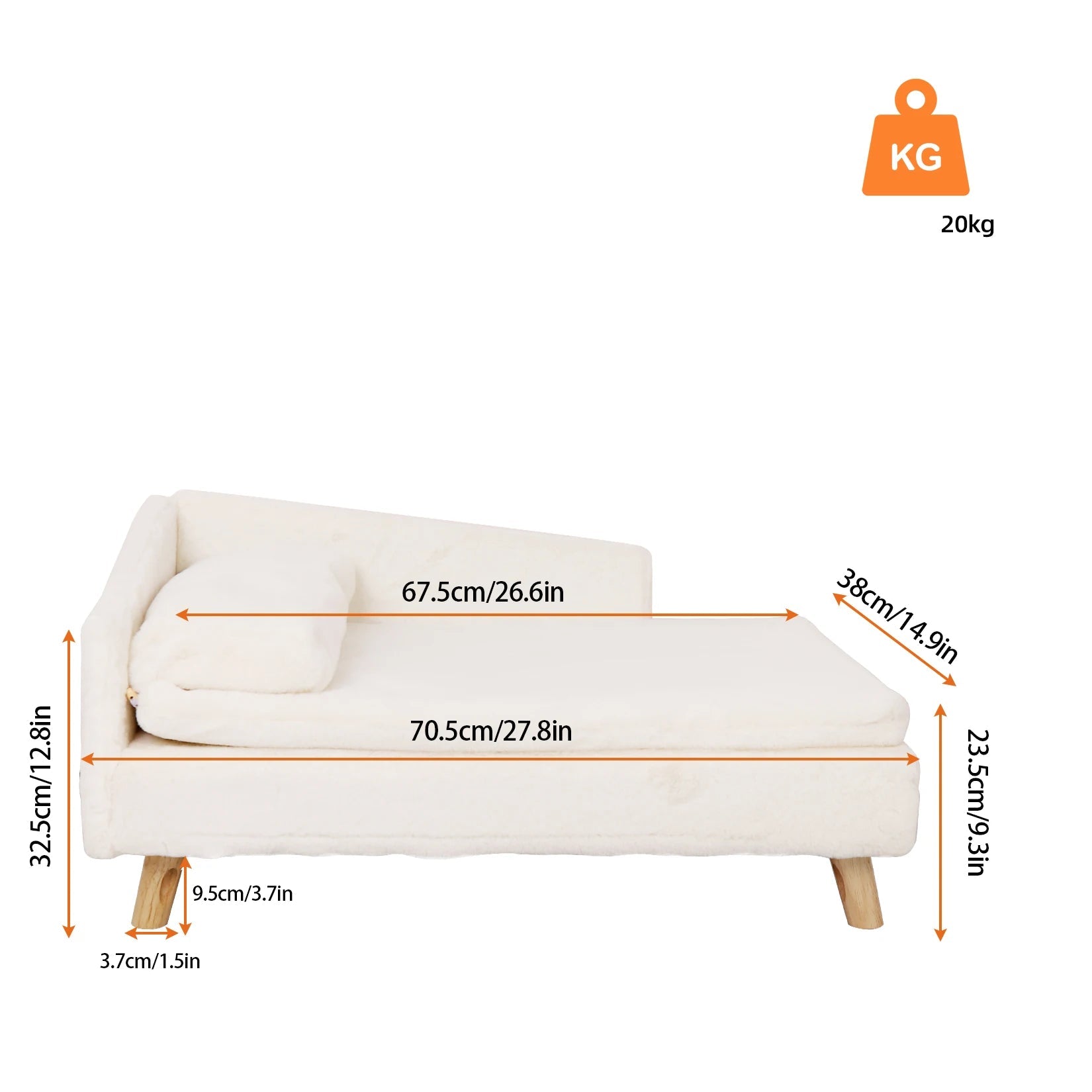 Cama Ortopédica Premium Nube Suave – Descanso Total para Perros y Gatos